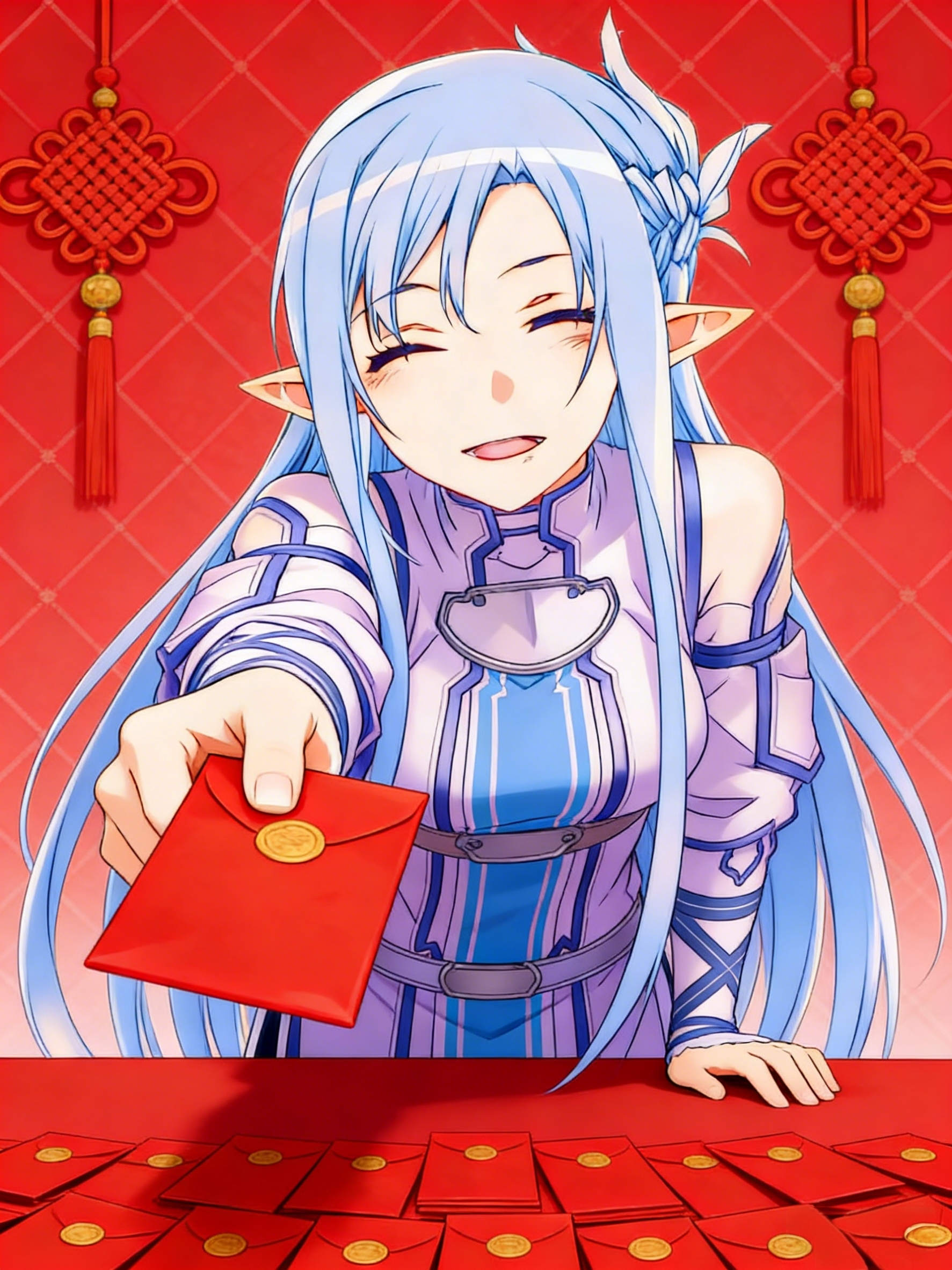 亚丝娜和乃依给你发新年红包了！-圣杯大百科